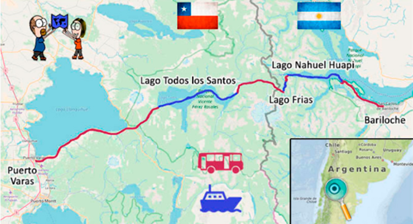 Mapa cruce andino