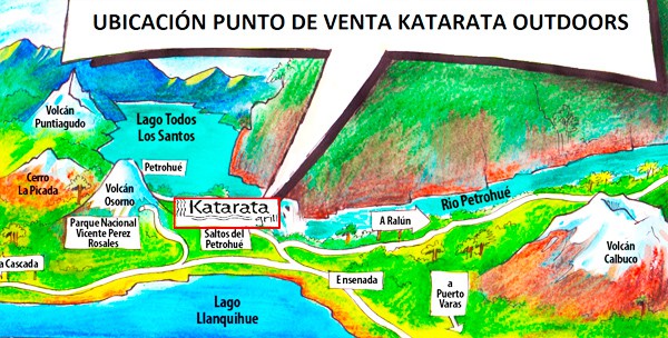 Mapa ubicación Katarata Grill